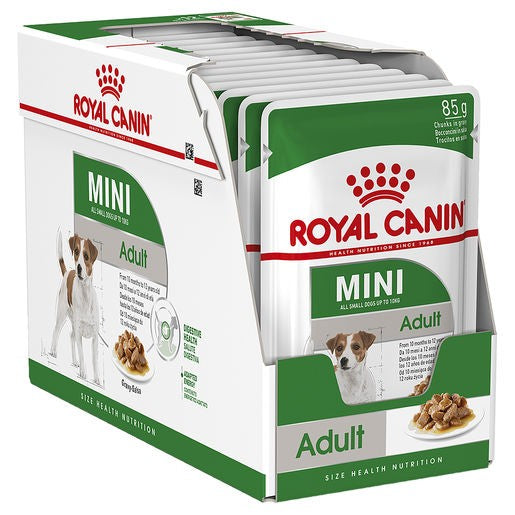 Royal Canin Mini Wet Dog Food Adult Pouches 12 X 85g