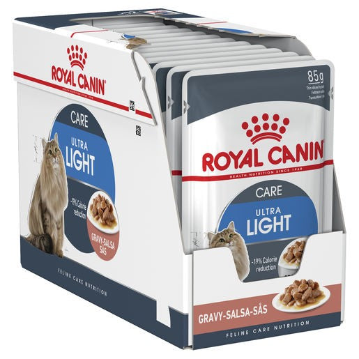 Royal Canin Wet Cat Food Light Weight Care Gravy 12 X 85g
