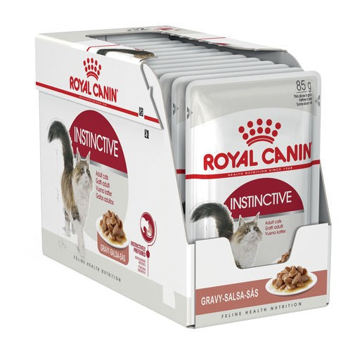 Royal Canin Wet Cat Food Adult Instictive Gravy 12 X 85g