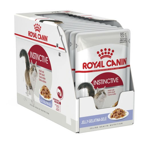 Royal Canin Wet Cat Food Adult Instictive Jelly 12 X 85g