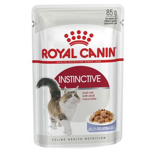 Royal Canin Wet Cat Food Adult Instictive Jelly 12 X 85g