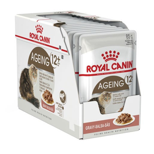 Royal Canin Wet Cat Food Ageing +12 Gravy 12 X 85g