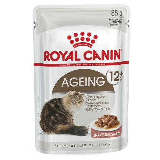 Royal Canin Wet Cat Food Ageing +12 Gravy 12 X 85g