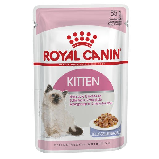 Royal Canin Wet Cat Food Kitten Jelly 12 X 85g