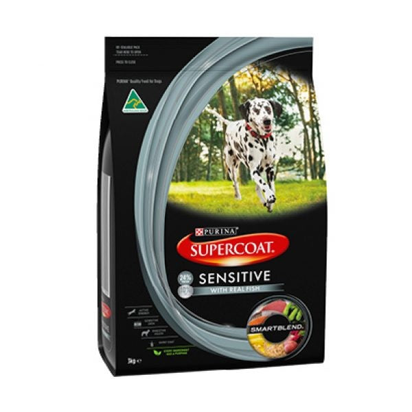 Supercoat Adult Senistive Fish Dry Dog Food 15kg * Store Pick Up Or Local Delivery Only *