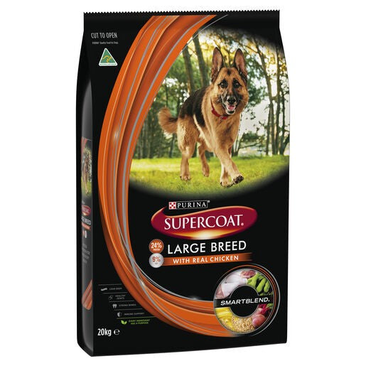 Supercoat Adult Large Breed Chicken Dry Dog Food 20kg * Store Pick Up Or Local Delivery Only *