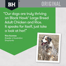 Black Hawk Adult Dog Large Breed Chicken 20kg * Store Pick Up Or Local Delivery Only *