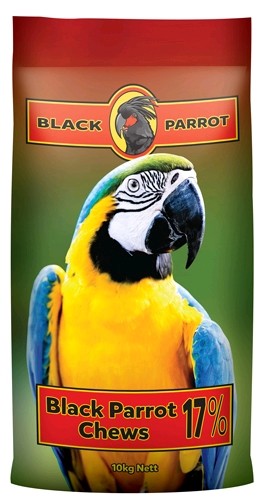 Black Parrot Adult Chews 17% Bird Food 10kg *store Pick Up Or Local Delivery Only*