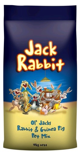 Jack Rabbit Ol'jacks Rabbit & Guinea Pig Mix 10kg * Store Pick Up Or Local Delivery Only *