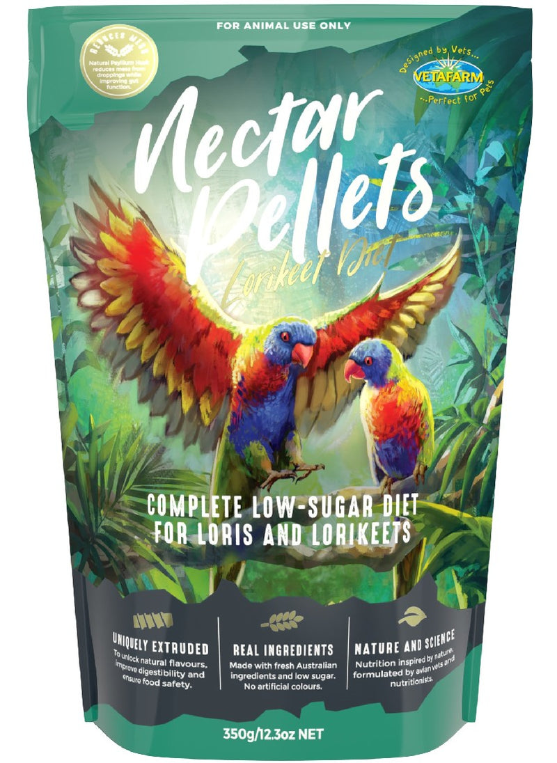 Vetafarm Nectar Pellets 350g