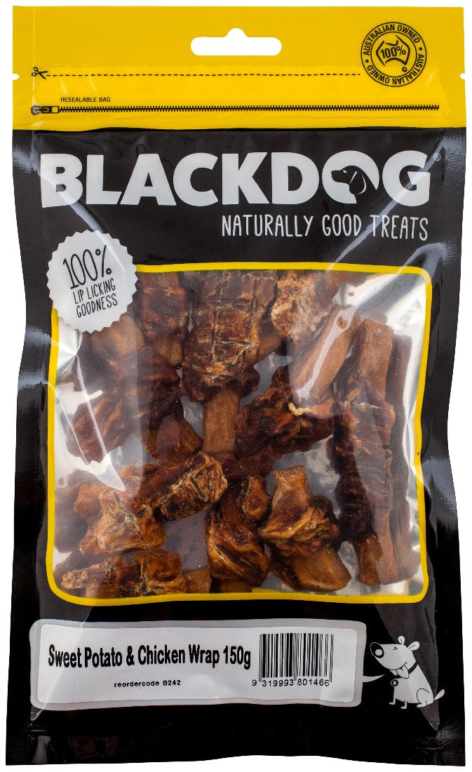 Blackdog Sweet Potato & Chicken Wrap 150g B242