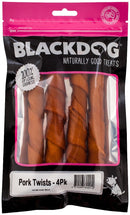 Blackdog Pork Twists 4 Pk