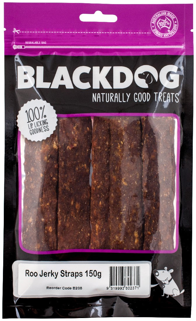 Blackdog Straps Roo Jerky 150g