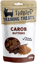 Tidbits Dog Treats Carob Buttons 250g