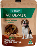 Tidbits Naturals Peanut Butter Dog Biscuits 350g