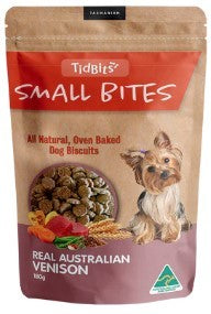 Tidbits Small Bites Venison Dog Biscuits 180g