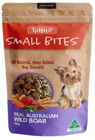 Tidbits Small Bites Wild Boar Dog Biscuits 180g