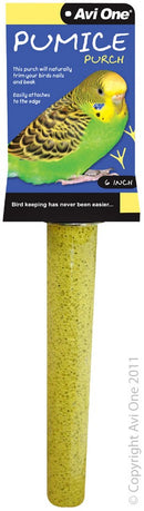 Avi One Pumice Perch 6 Inch Yellow