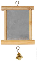 Avi One Wood Framed Mirror W/bell