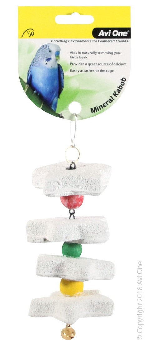 Avi One Bird Toy Mineral Star Kabob 20458