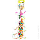 Avi One Bird Toy Tpr Balls Bells & Corrugated