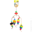 Avi One Bird Toy Arc With Discs & Beads