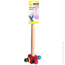 Avi One Bird Perch Wooden Rotating End 24.5cm