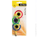 Avi One Bird Toy Triple Ring Mirror & Bell 21cm