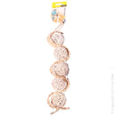 Avi One Bird Toy Rattan Balls Woven Straw 38cm