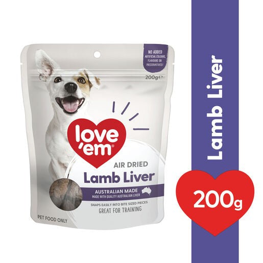 Love Em Air Dried Lamb Liver 200g