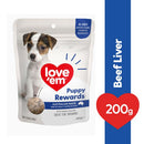 Love Em Dog Treats Liver Puppy Rewards 200g