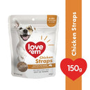 Love Em Chicken Straps 150g