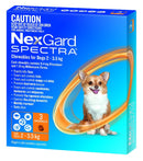 NEXGARD SPECTRA for DOGS 2-3.5KG 3 CHEWS