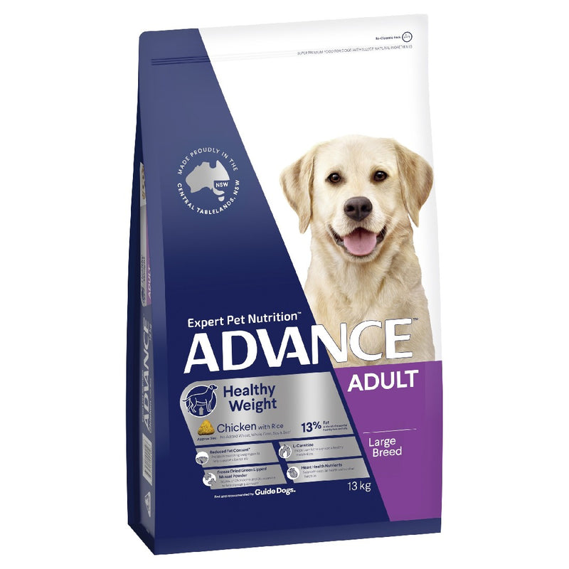 Advance Adult Dog Large Breed Healthy Weight Chicken 13kg