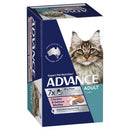 Advance Adult Cat Trays Chicken & Salmon 7 X 85g