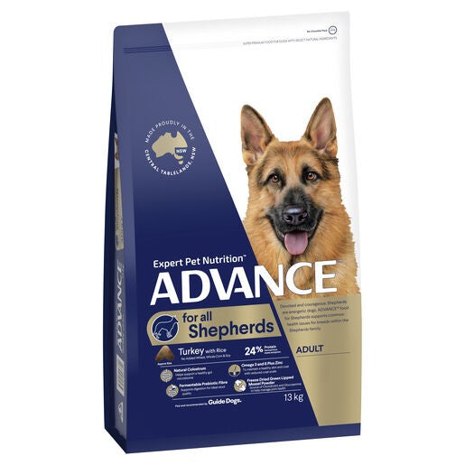 Advance Adult Dog Food For Shepherds Turkey With Rice 13kg