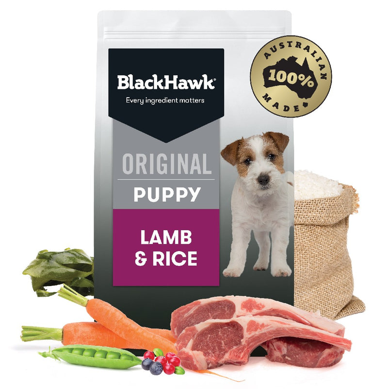 Black Hawk Puppy Medium Breed Lamb & Rice