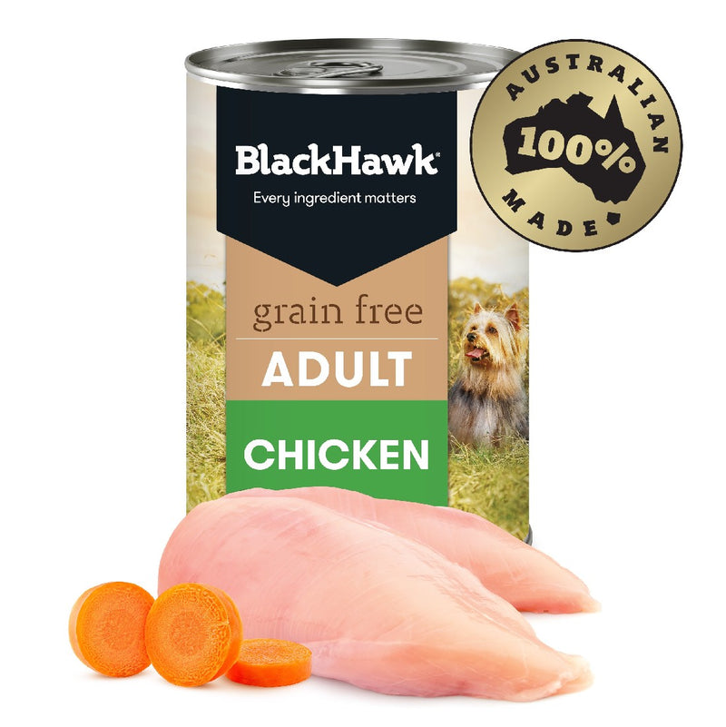 Black Hawk Grain Free Adult Dog Chicken 400g