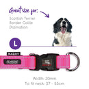 Kazoo Nylon Collar Pink