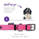 Kazoo Nylon Collar Pink