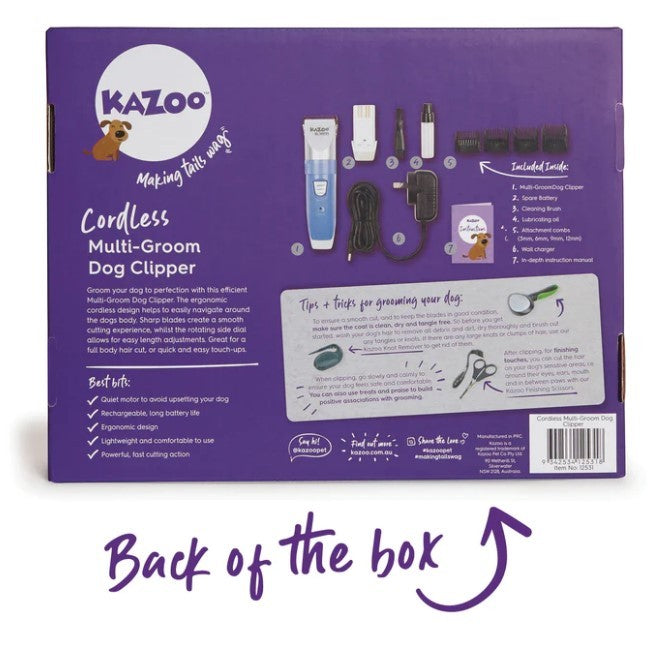 Kazoo Multi Groom Dog Clipper