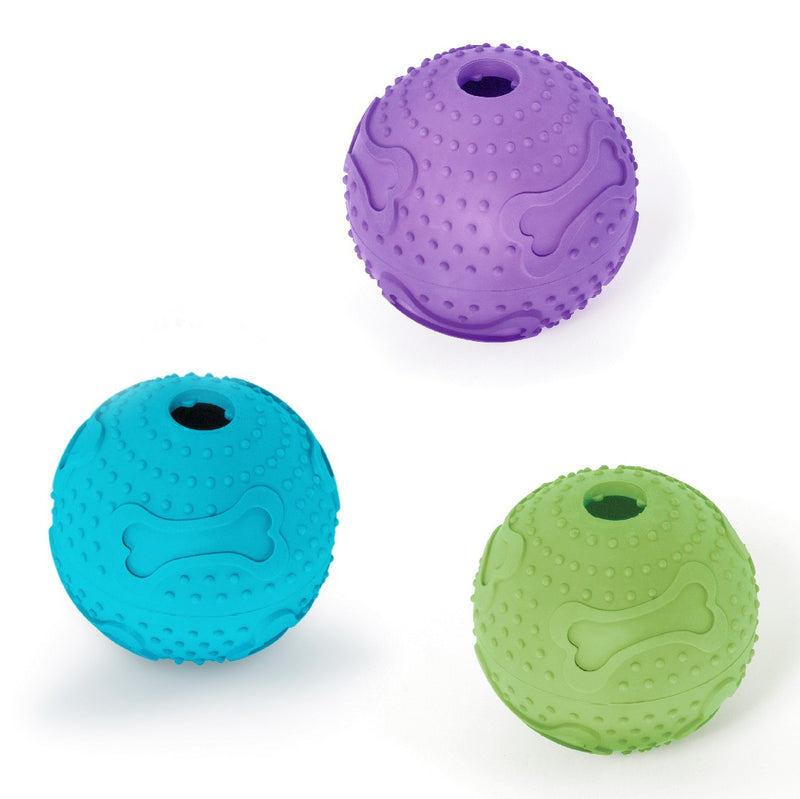 Kazoo Dog Toy Rubber Treat Ball