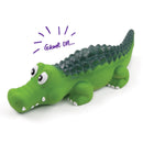Kazoo Dog Toy Latex Crocodile