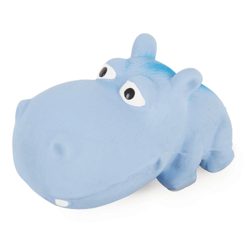 Kazoo Dog Toy Latex Smiling Hippo