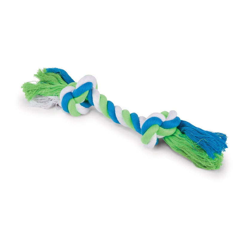 Kazoo Dog Toy Twisted Rope Knot Bone