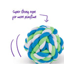 Kazoo Dog Toy Twisted Rope Knot Ball