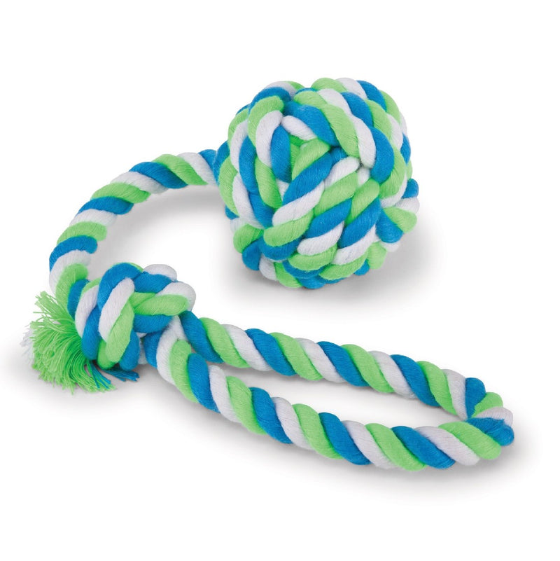 Kazoo Dog Toy Twisted Rope Sling Knot Ball