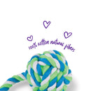Kazoo Dog Toy Twisted Rope Sling Knot Ball