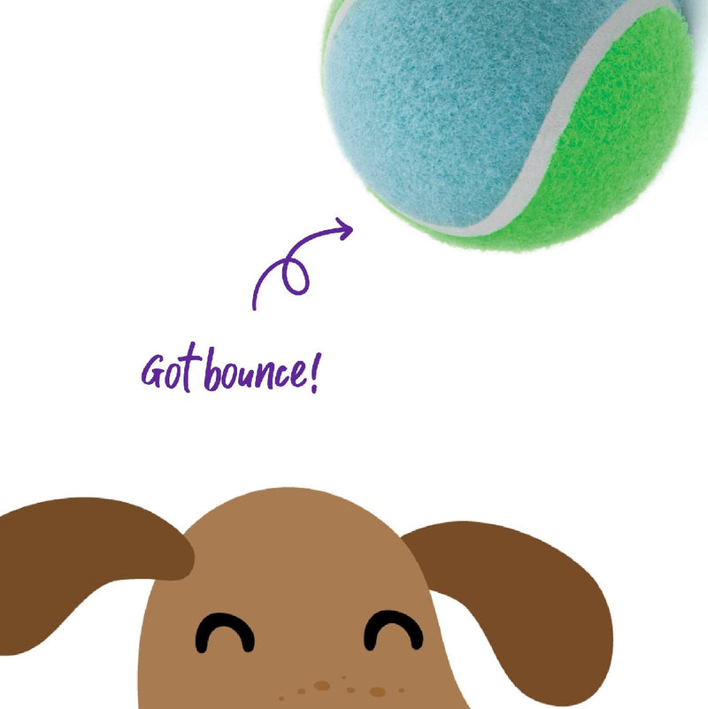 Kazoo Dog Toy Tennis Ball
