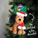 KAZOO CHRISTMAS PLUSH PUPPY DOG TOY